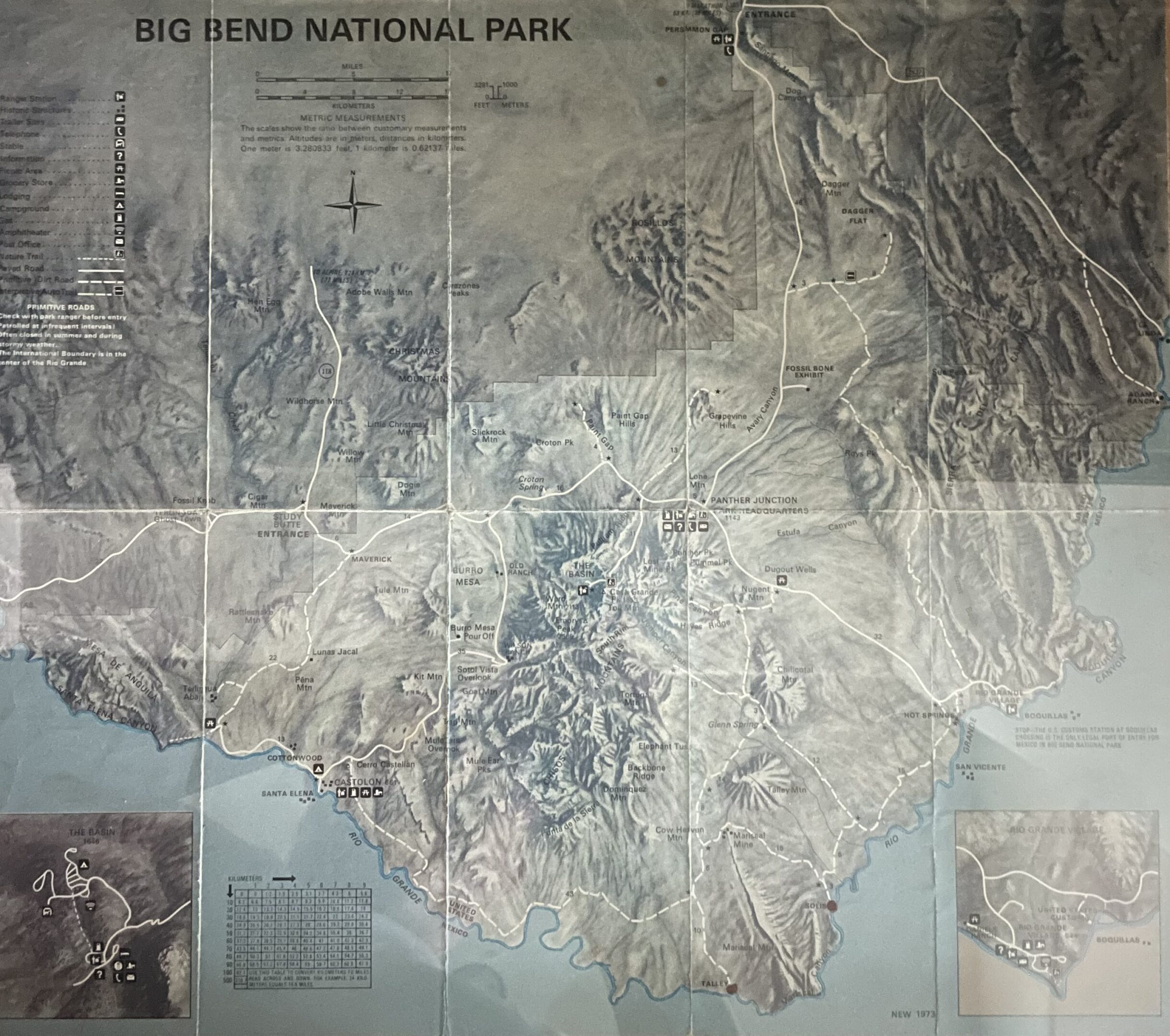 Big Bend Map 1979 Big Bend Map 1979